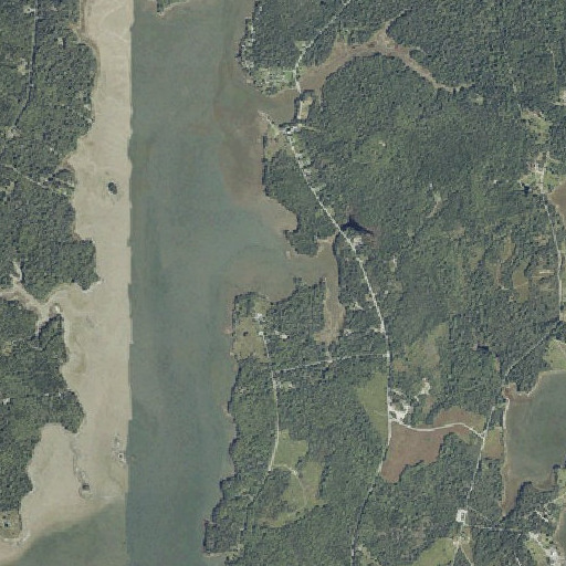 Aerial imagery of Timber Cove, ME
