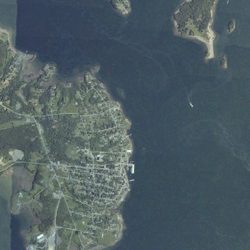 Aerial imagery of Todd Head, ME