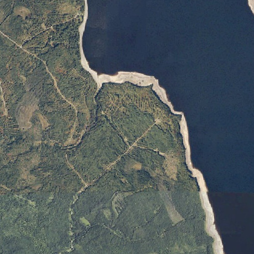 Aerial imagery of Togue Ledge, ME