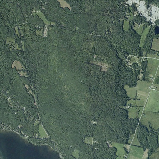 Aerial imagery of Mount Tom, ME