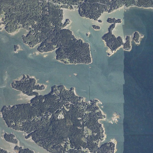 Aerial imagery of Toothacher Ledge, ME