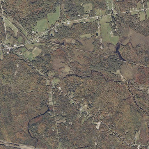 Aerial imagery of Tracy Brook, ME