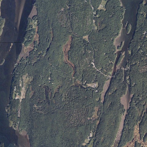 Aerial imagery of Traffton Meadow, ME