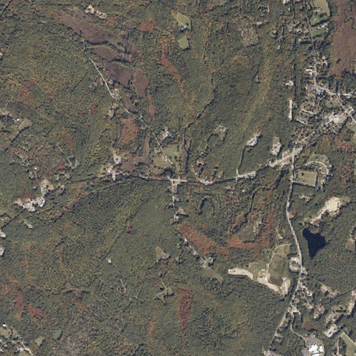 Aerial imagery of Trafton Brook, ME