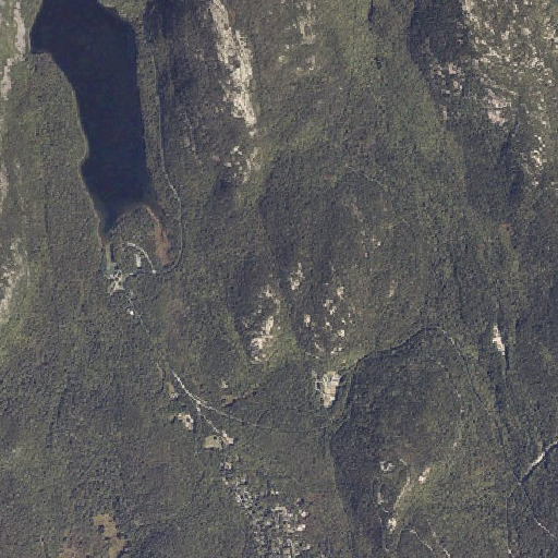Aerial imagery of Triad Pass, ME
