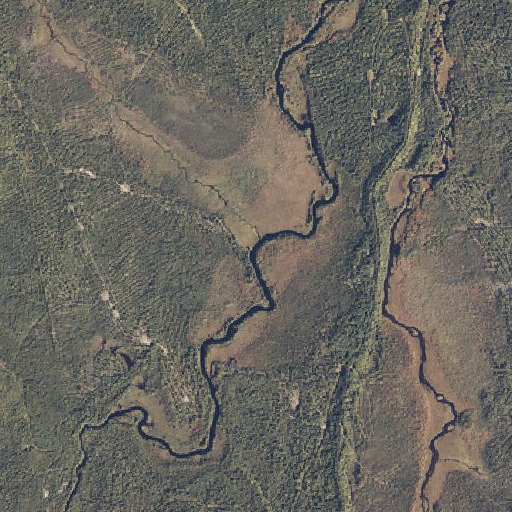 Aerial imagery of Trout Brook, ME