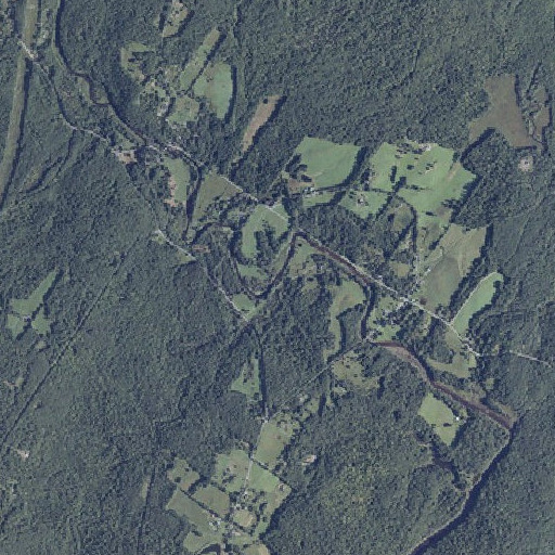 Aerial imagery of Trout Brook, ME