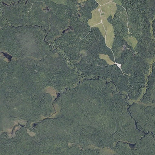 Aerial imagery of Tucker Brook, ME
