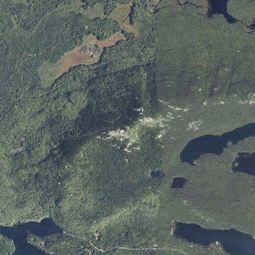 Aerial imagery of Tunk Mountain, ME