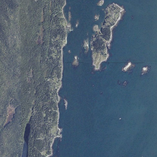 Aerial imagery of Turnip Yard, ME