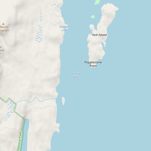 OpenStreetMap map of Turnip Yard, ME