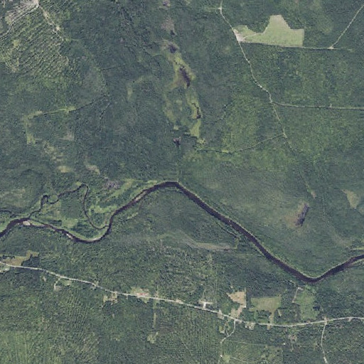 Aerial imagery of Turtle Brook, ME
