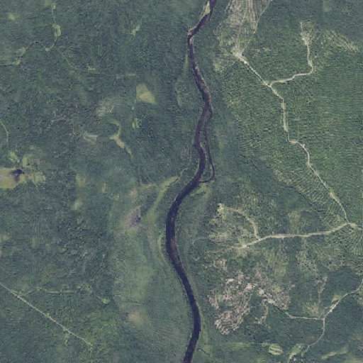 Aerial imagery of Turtle Brook, ME