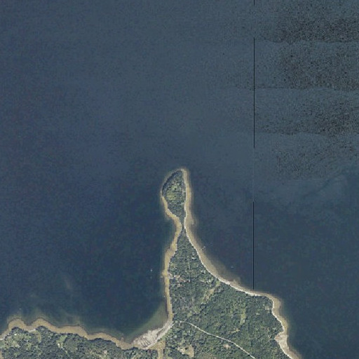 Aerial imagery of Turtle Head, ME