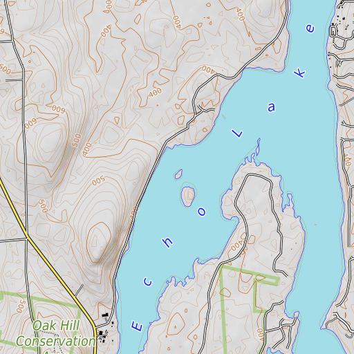 OpenTopoMap map of Turtle Island, ME