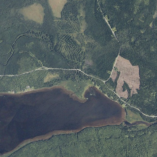 Aerial imagery of Twentymile Brook, ME