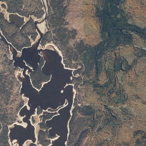 Aerial imagery of Twin Brook, ME