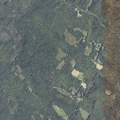 Aerial imagery of Twitchell Hill, ME