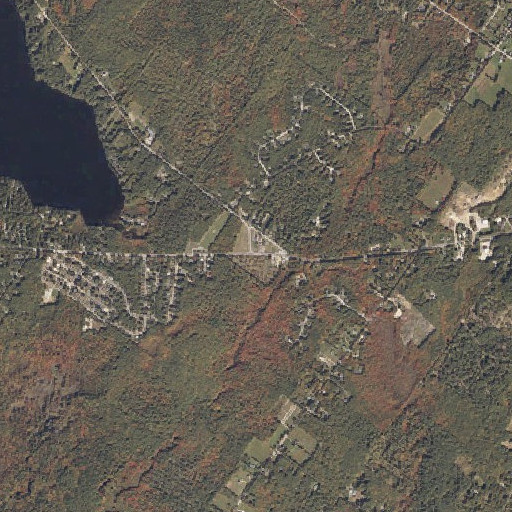 Aerial imagery of Two Trails, ME