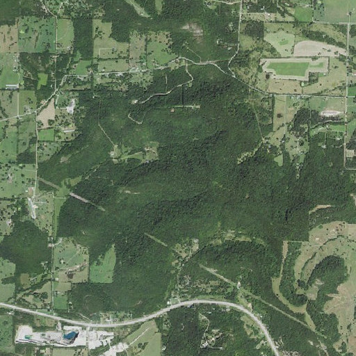 Aerial imagery of Fort Mountain, AR