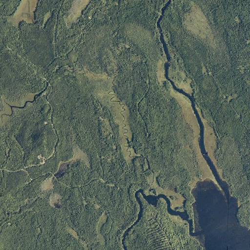 Aerial imagery of Upper Scott Brook, ME