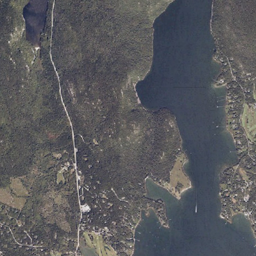Aerial imagery of Valley Peak, ME