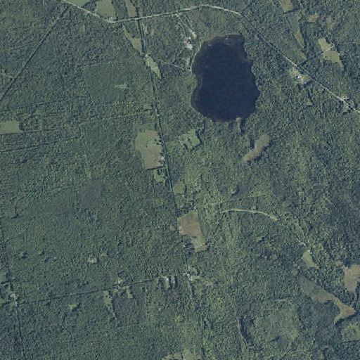 Aerial imagery of Waite Hill, ME