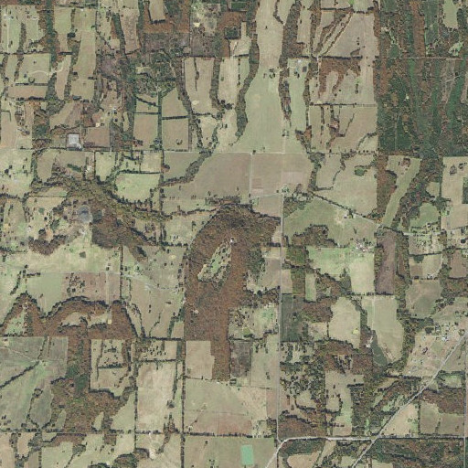 Aerial imagery of Garland Mountain, AR
