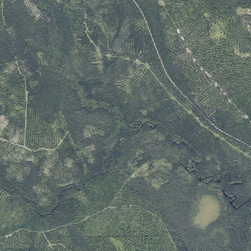 Aerial imagery of Webster Brook, ME