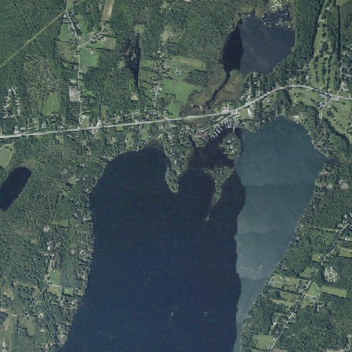 Aerial imagery of Welch Point, ME