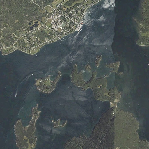 Aerial imagery of Whites Head, ME