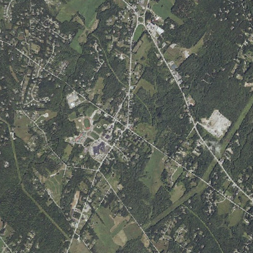 Aerial imagery of Windham Center, ME