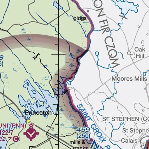 FAA VFR chart of Egg Point, ME
