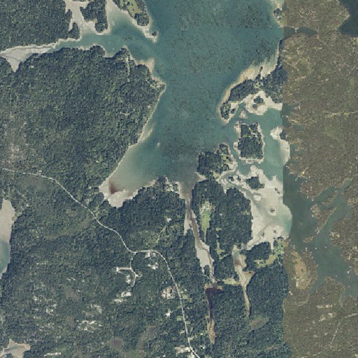 Aerial imagery of Mill Creek, ME