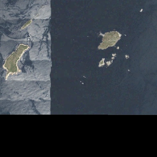 Aerial imagery of Buffalo Ledge, ME