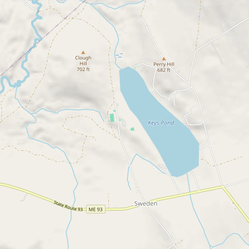 OpenStreetMap map of Tapawingo Camp, ME