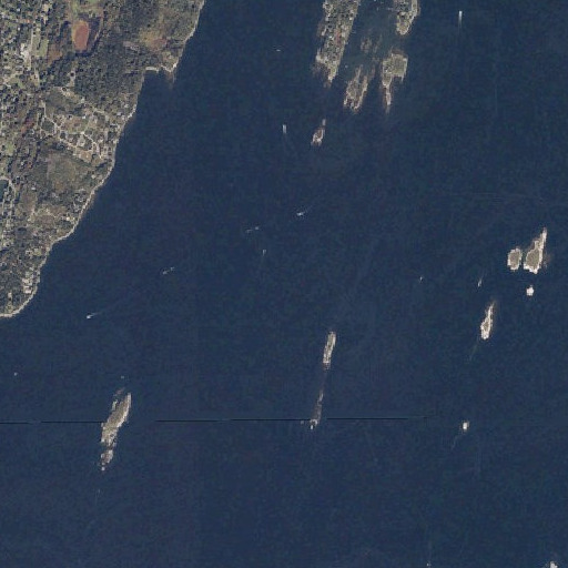 Aerial imagery of Stoop Ledges, ME
