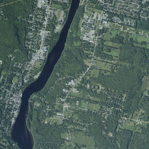 Aerial imagery of WMME-AM (Augusta), ME