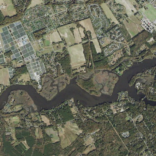 Aerial imagery of Bell Creek, MD