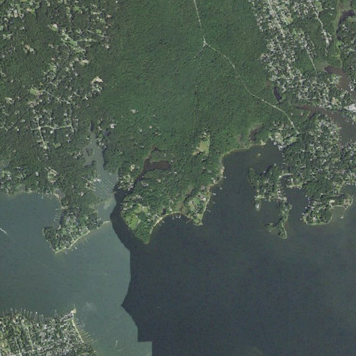 Aerial imagery of Chest Neck, MD