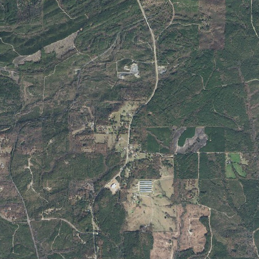 Aerial imagery of Pullman, AR