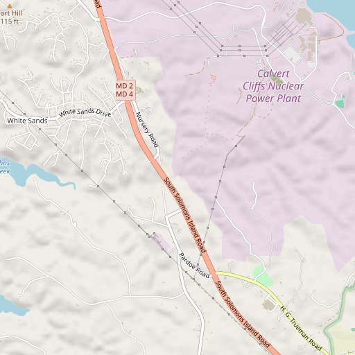 OpenStreetMap map of Goldstein Branch, MD