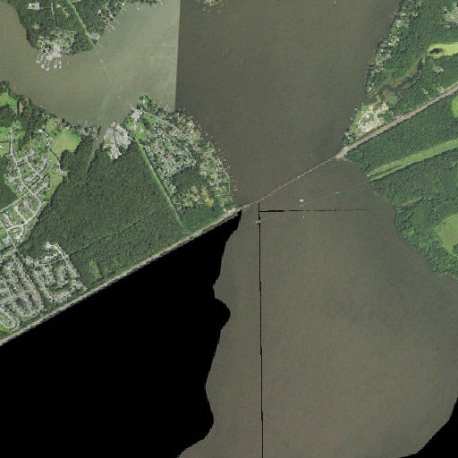 Aerial imagery of Gum Point, MD
