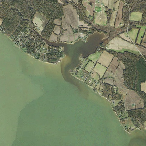 Aerial imagery of Lloyd Point, MD