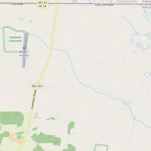 OpenStreetMap map of Race Branch, MD