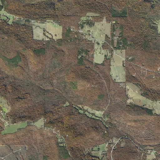 Aerial imagery of Sugar Hill, AR