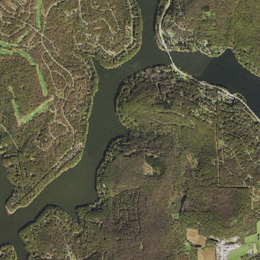 Aerial imagery of Smith Run, MD