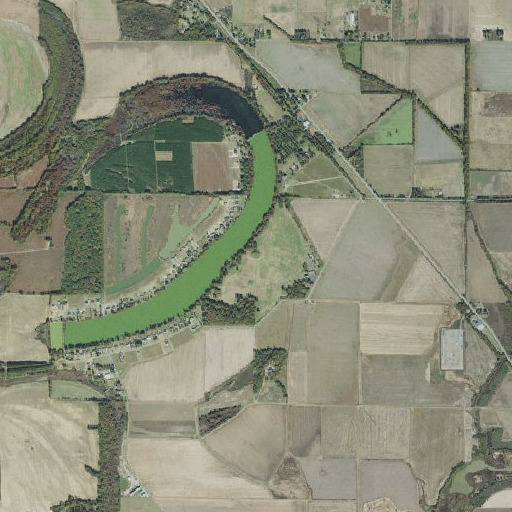 Aerial imagery of Toltec Mounds, AR