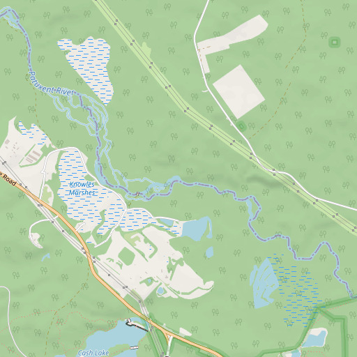 OpenStreetMap map of Thomas Branch, MD
