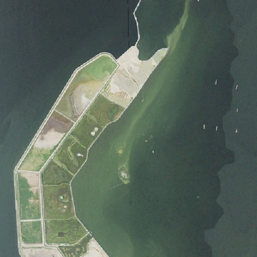 Aerial imagery of Valliant Point, MD